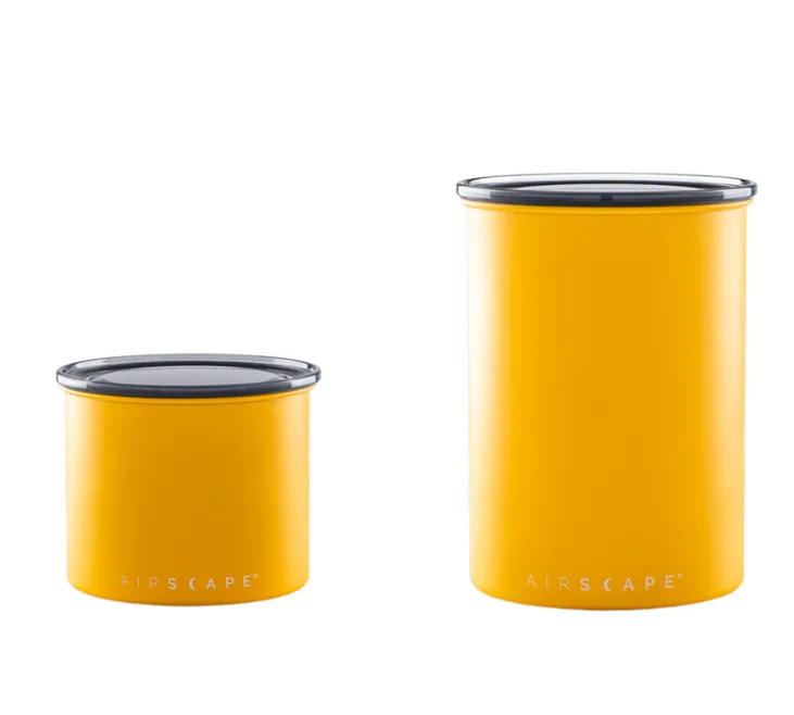 Lot boîte de conservation jaune mat 250gr et 500gr - Airscape