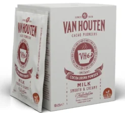 Lot Boîtes Chocolat au Lait Poudre VH6 - 10 x 23 g - VAN HOUTTEN