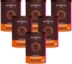 Lot Chocolat Poudre Salon de Thé - Vrac 6 x 250 g - MONBANA