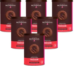 Lot Chocolat Poudre Trésor de Chocolat - Vrac 6 x 250 g - MONBANA