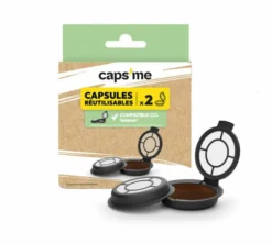 Lot de 2 - Capsules compatibles Senseo® réutilisables - CAPS'ME