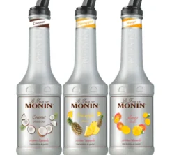 Lot de 3 purées de fruits 1L - Coco, Ananas, Mangue - MONIN