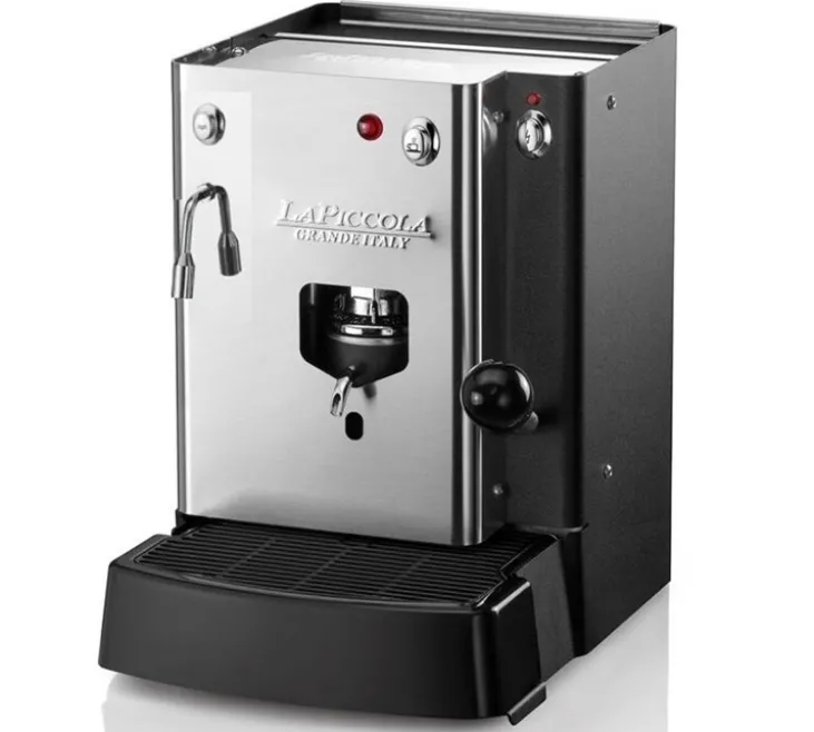 Machine à dosettes ESE Sara Acqua Nera de Piccola Acier inoxydable + Offre Cadeau