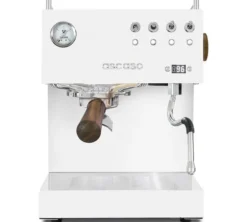 Machine expresso ASCASO Steel Uno PID blanche finition Bois