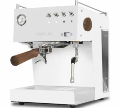 Machine expresso ASCASO Steel Uno PID blanche finition Bois