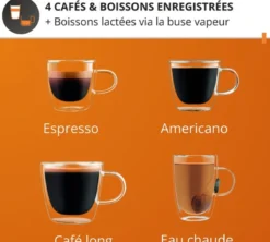 Machine expresso avec broyeur KRUPS Precision XP801T10