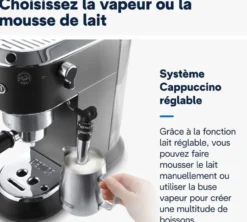 Machine expresso DELONGHI Dedica Style EC695.BK noire