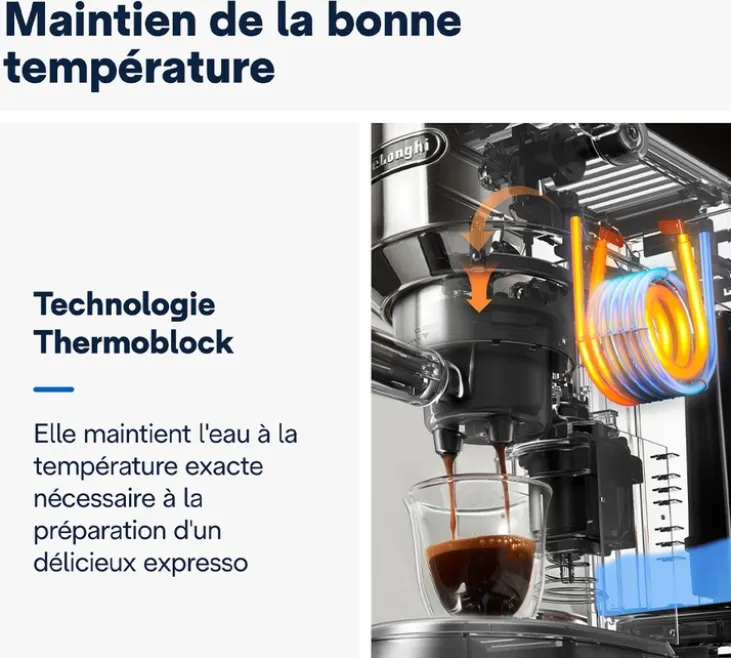 Machine expresso DELONGHI Dedica Style EC695.BK noire