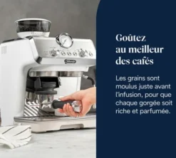 Machine expresso DELONGHI EC9155.W La Specialista Arte blanche + kit Barista
