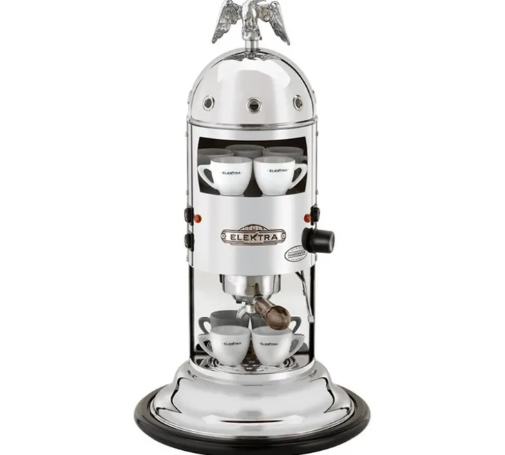 Machine expresso ELEKTRA Mini Verticale A1C chrome et bois