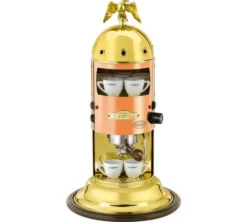 Machine expresso ELEKTRA Mini Verticale A1 Cuivre Laiton et bois