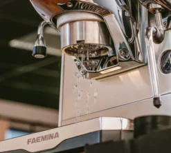 Machine expresso FAEMA Faemina aluminium poli et noir anodisé