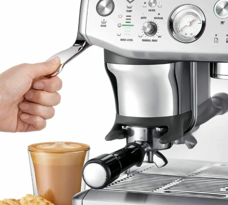 Machine expresso SAGE Barista Express Impress SES876SST4EEU1 blanc sel de mer