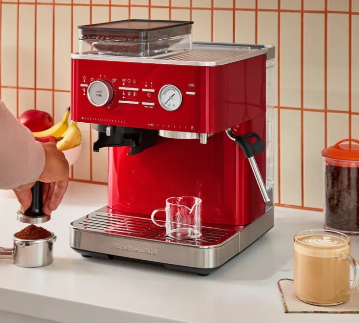 Machine expresso semi automatique 5KES6551ECA KITCHENAID Pomme d'amour