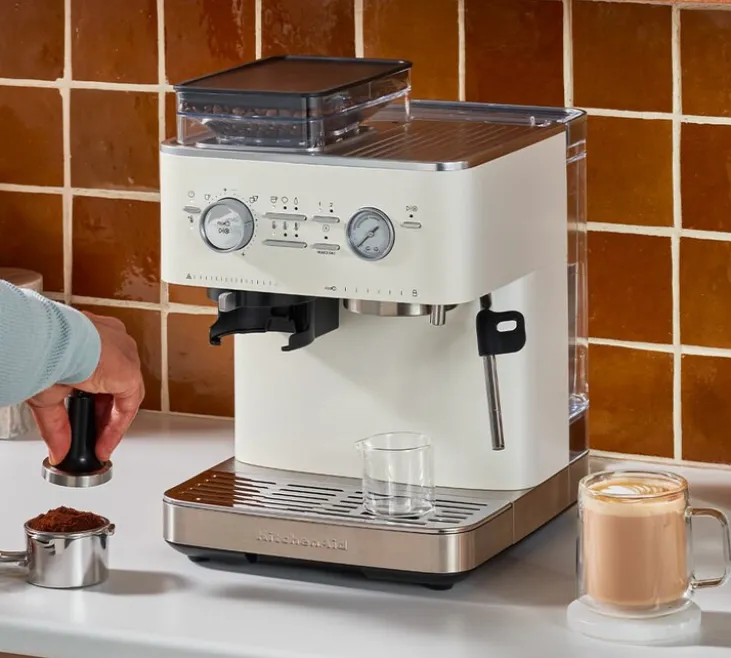 Machine expresso semi automatique 5KES6551EPL KITCHENAID Porcelaine
