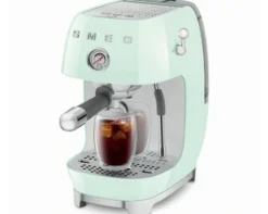 Machine expresso SMEG ECF03PGEU vert avec Cold brew