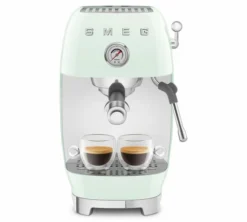 Machine expresso SMEG ECF03PGEU vert avec Cold brew