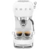 Machine expresso SMEG ECF02WHEU + Moulin à café SMEG CGF11WHEU
