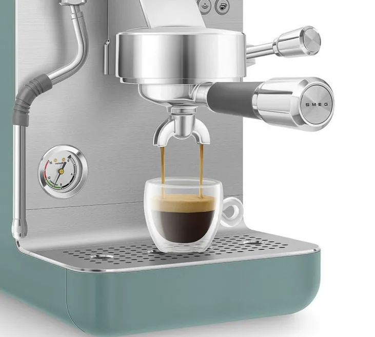 Machine Expresso SMEG EMC02EGMEU vert émeraude