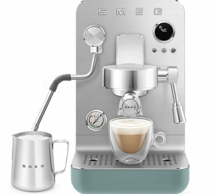 Machine Expresso SMEG EMC02EGMEU vert émeraude