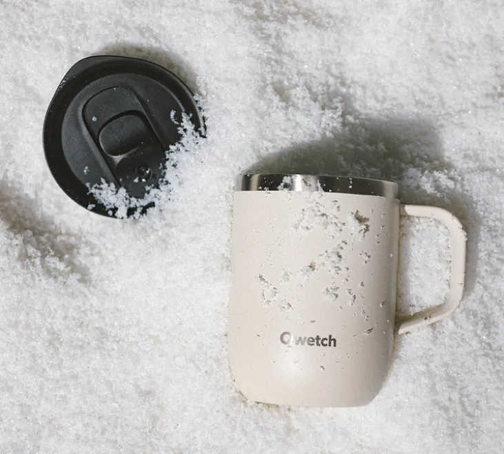 Mug isotherme inox matt Sable - 35 cl - QWETCH
