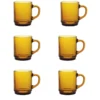 6 mugs "Versailles" couleur vermeil 26 cl - Duralex