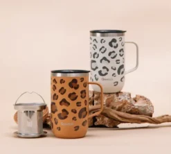 Mug tisanière isotherme wild sable - 47 cl - QWETCH