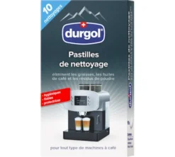 Nettoyant DURGOL® - Pastilles de nettoyage pour machine à café grain, capsules et dosettes x10
