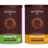 Pack Chocolat Poudre Aromatisé Noisettes Spéculoos - Vrac 2 x 250 g - MONBANA