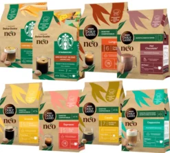 Pack découverte 92 Dosettes Dolce Gusto Neo - Multi-boissons