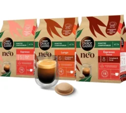 Pack découverte 72 Dosettes Dolce Gusto Neo - Café