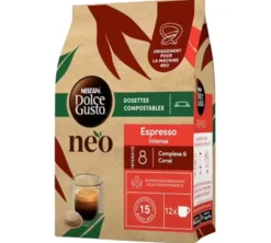 Pack découverte 72 Dosettes Dolce Gusto Neo - Café