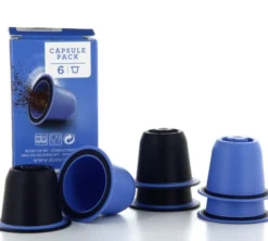 Pack de 6 capsules réutilisables compatibles Nespresso* Original - BLUECUP