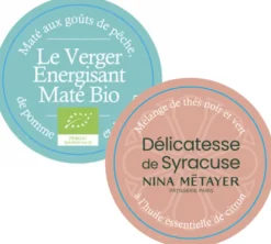 Pack Délicatesse de Syracuse Nina Métayer et Le Verger Energisant - Vrac 2 x 100 g - COMPTOIR FRANÇAIS DU THÉ