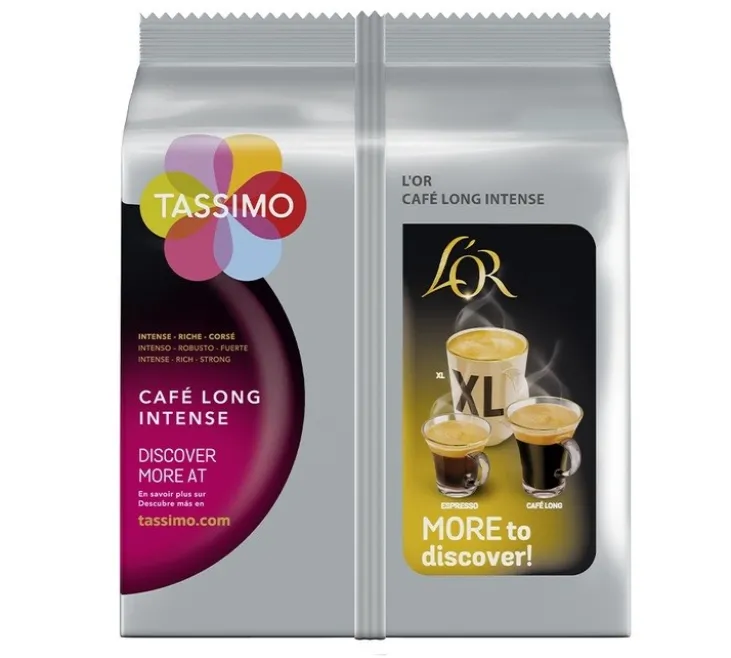 Pack 80 dosettes L'OR Café Long Intense - TASSIMO