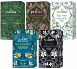 Pack Infusions et Thés Bio - 5 x 20 sachets - PUKKA
