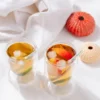 Pack thé glacé et verres double paroi- Verres 35 cl PYLANO Thés glacés ENGLISH TEA SHOP