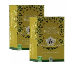 Pack Thé Noir Earl Grey Vanille Bio - 2 x 20 sachets - ENGLISH TEA SHOP