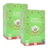 Pack Thé Vert Grenade et Pétales de Rose Bio & Equitable - 2 x 20 sachets - FAIRTRADE - ENGLISH TEA SHOP