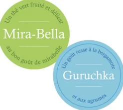 Pack Thé Vert Mirabella et Thé Noir Guruchka - Vrac 2 x 100 g - COMPTOIR FRANÇAIS DU THÉ