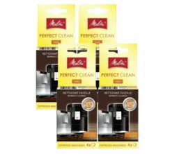 Pastilles de nettoyage PERFECT CLEAN pour machines automatiques x4 - Melitta