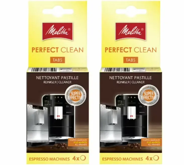 Pastilles de nettoyage PERFECT CLEAN pour machines automatiques x2 - Melitta