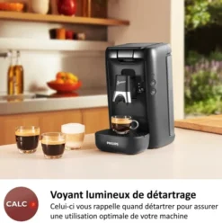 PHILIPS Machine à dosettes Senseo Maestro noir CSA260/61