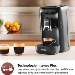 PHILIPS Machine à dosettes Senseo Maestro noir CSA260/61