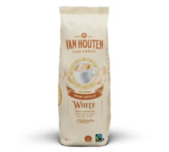 Poudre Chocolat Râpé Chocolat Blanc 100% Chocolat - Vrac 1 kg - FAIRTRADE - VAN HOUTTEN