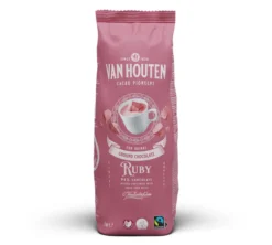 Poudre Chocolat Râpé Chocolat Ruby 94% Chocolat - FAIRTRADE - Vrac 1 kg - VAN HOUTEN
