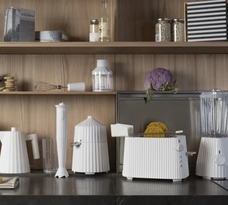 Presse-agrumes blanc plissé - Alessi