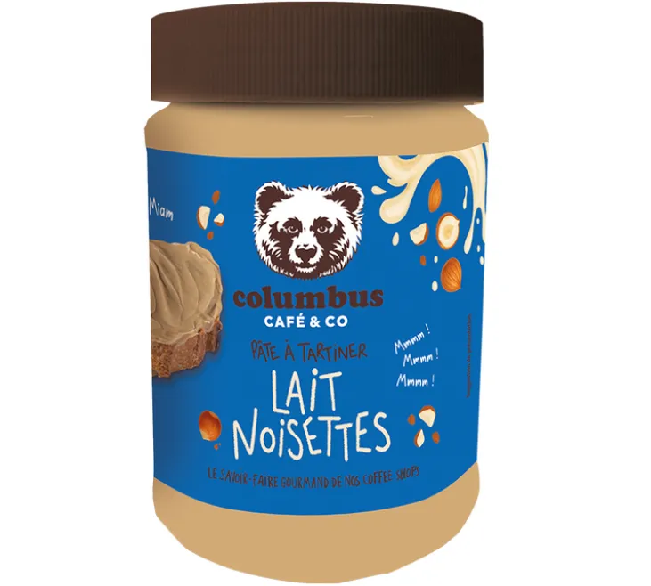 Pâte à tartiner lait noisette - 400 g - COLUMBUS CAFE & CO