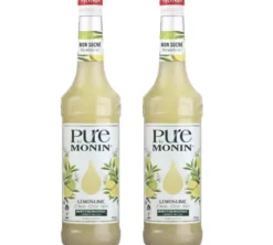 Pure by Monin - Citron et Citron vert - 2 x 70 cl