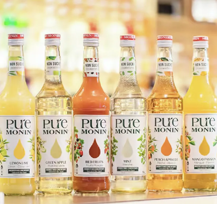 Pure by MONIN - Pêche et Abricot - 70 cl